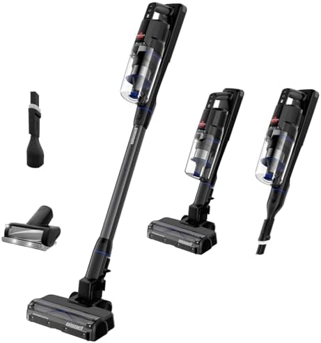 Bissell PowerClean, Broom Vacuum Cleaner, 200 W Motor, LED Lighting, Anti-Tangle Brush, 3-in-1, Freestanding Design, HEPA Filter, Removable Battery 2000 mAh, Battery Life 40 Minutes, 4261N